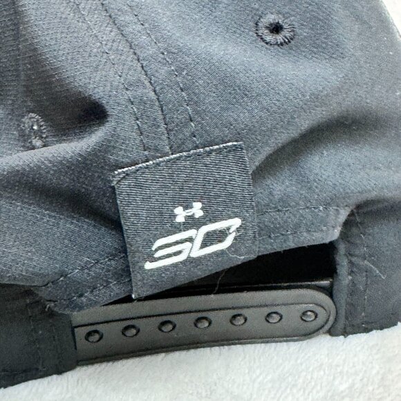 Under Armour SC30 Stephen Curry  Snapback Hat Black/Silver Cap One Size - Picture 8 of 16